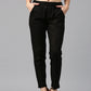 Jaipur Kurti Women Black Trousers | Swadesiicart