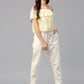 Jaipur Kurti Women White Trousers | Swadesiicart