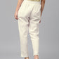 Jaipur Kurti Women White Trousers | Swadesiicart