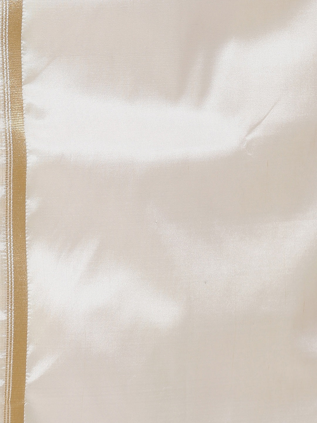 Sethukrishna Men Cream Solid Double Layer Readymade Dhoti With Pocket | Swadesiicart