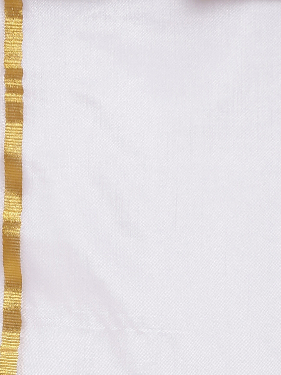 Sethukrishna Men White Solid Double Layer Readymade Dhoti With Pocket | Swadesiicart