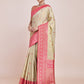 Monjolika Fashion Glamour And Tradition With This Zari Woven Banarasi Tissue Silk Cream Saree | Swadesiicart