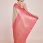 Monjolika Fashion Glamour And Tradition With This Zari Woven Banarasi Tissue Silk Cream Saree | Swadesiicart