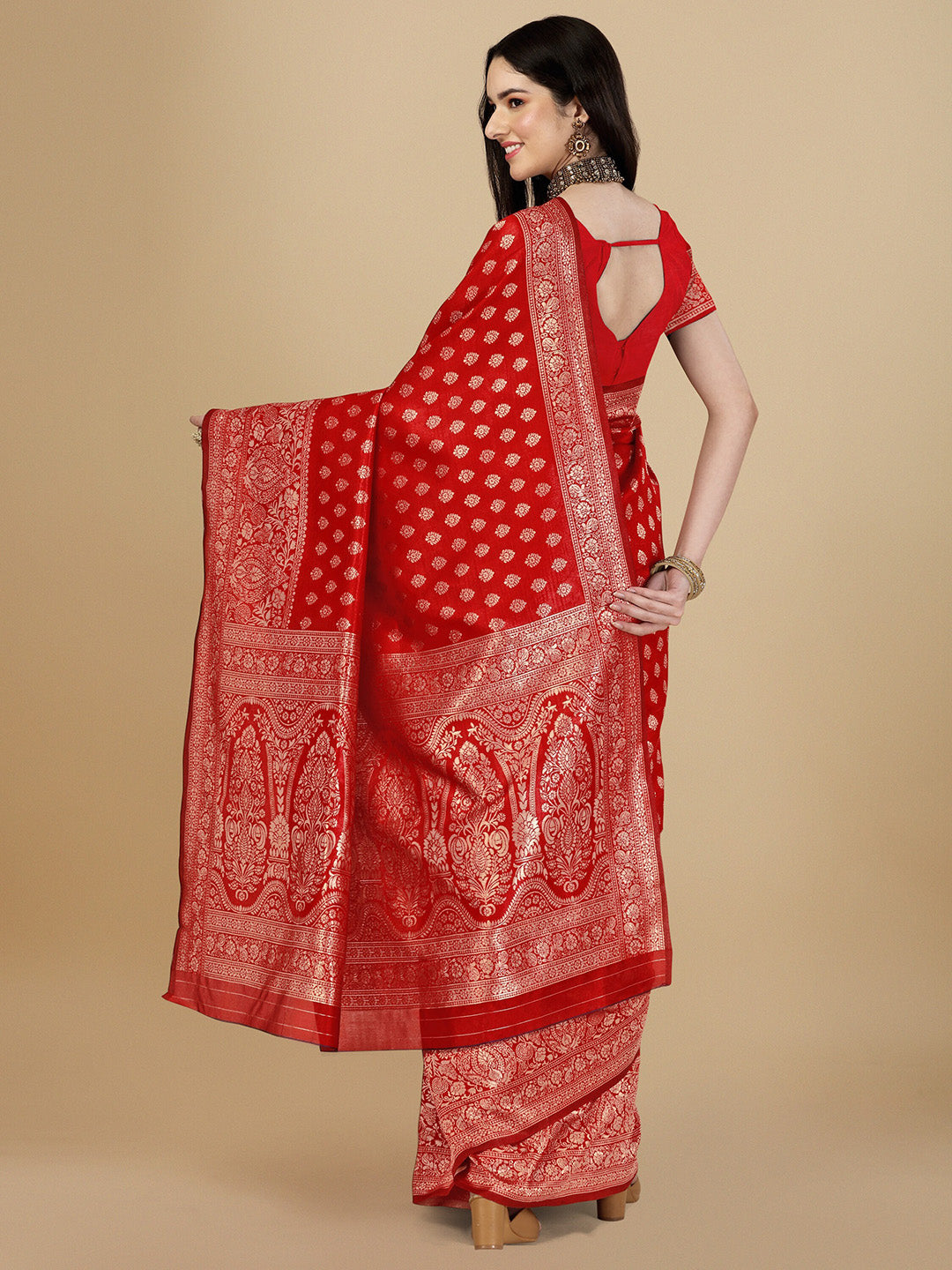 Kalini Woven Design Zari Art Silk Banarasi Saree | Swadesiicart