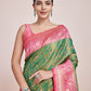Monjolika Fashion Green Banarasi Tissue Silk SareeWith Zari Woven Work | Swadesiicart