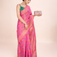 Monjolika Fashion Exquisite Designs With This Regal Light Pink Rich Look Banarasi Tissue Silk Saree | Swadesiicart