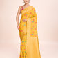 Monjolika Fashion Exquisite Designs With This Regal Yellow Rich Look Banarasi Tissue Silk Saree | Swadesiicart