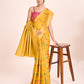 Monjolika Fashion Exquisite Designs With This Regal Yellow Rich Look Banarasi Tissue Silk Saree | Swadesiicart