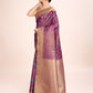 Monjolika Fashion Exquisite Designs With This Regal Light Brown Rich Look Banarasi Tissue Silk Saree | Swadesiicart
