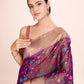 Monjolika Fashion Exquisite Designs With This Regal Light Brown Rich Look Banarasi Tissue Silk Saree | Swadesiicart
