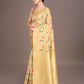 Monjolika Fashion Exquisite Designs With This Regal Cream Rich Look Banarasi Tissue Silk Saree | Swadesiicart