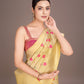 Monjolika Fashion Exquisite Designs With This Regal Cream Rich Look Banarasi Tissue Silk Saree | Swadesiicart