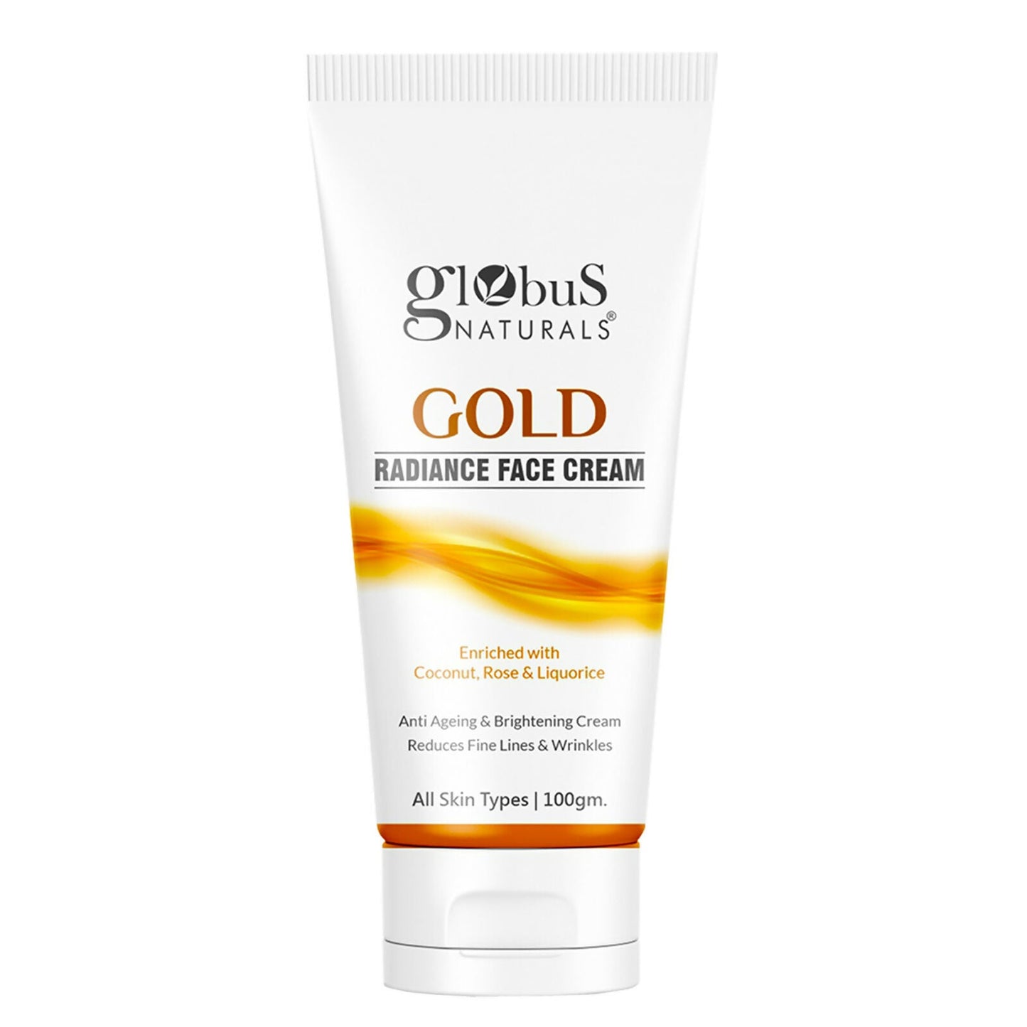 Globus Naturals Gold Radiance Anti Ageing & Brightening Face Cream | Swadesiicart