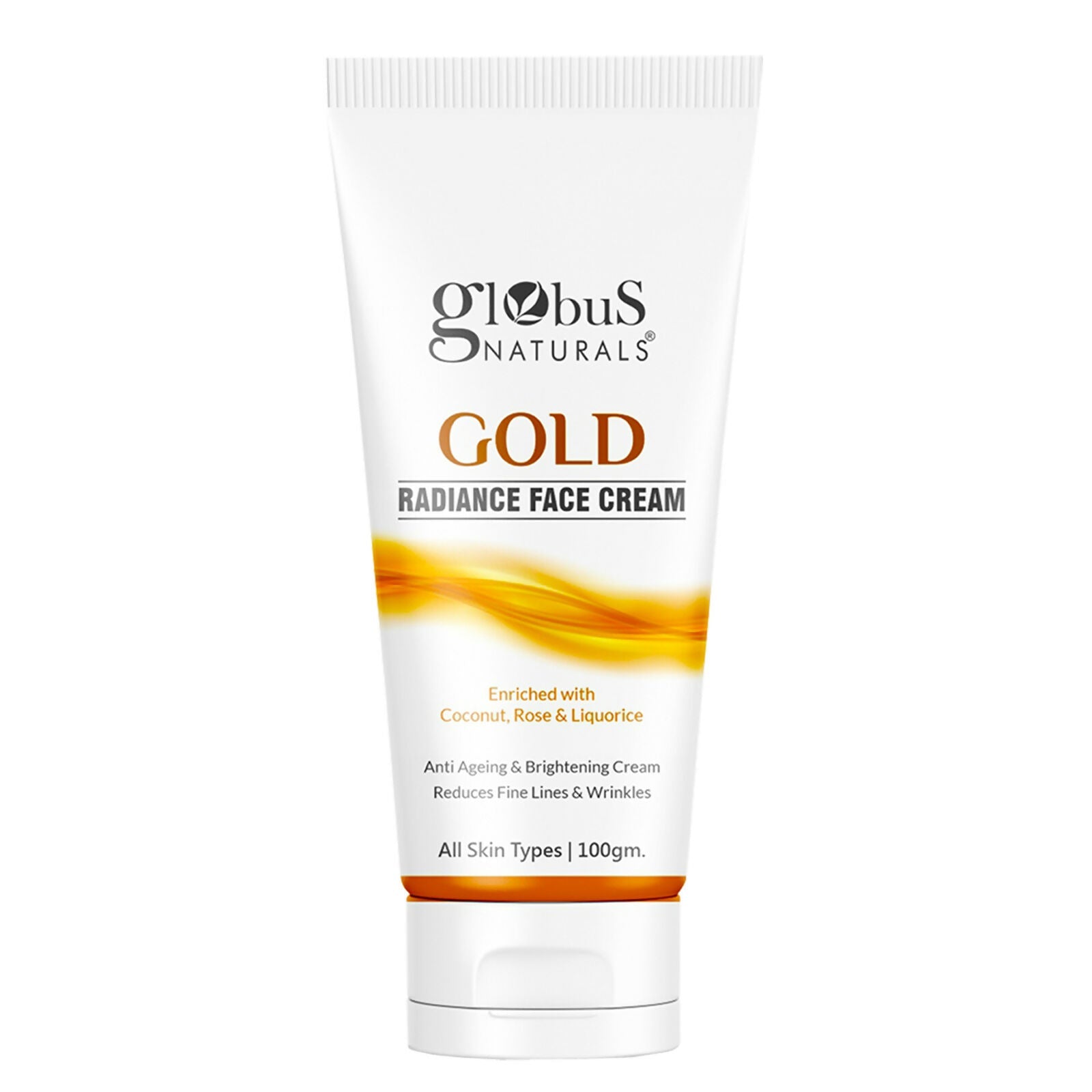Globus Naturals Gold Radiance Anti Ageing & Brightening Face Cream | Swadesiicart
