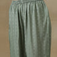 trueBrowns Light Green Bandhani Printed Silk Yoke Kurta Pant Set | Swadesiicart