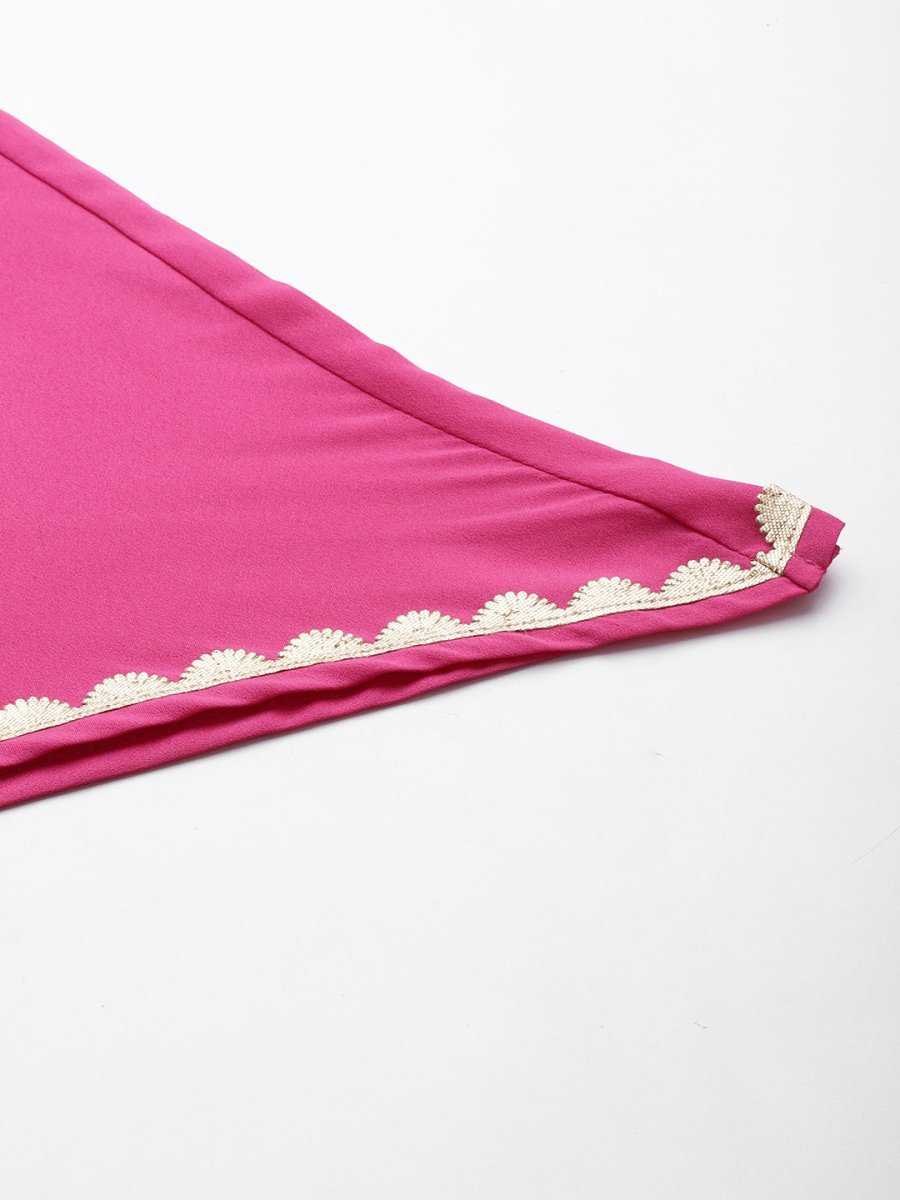 Ahalyaa Gotta Patti Kurta With Palazzos & Dupatta | Swadesiicart