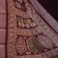 Brown Colour With Motif Design Semi Chanderi Saree By Gayathri Reddy Designer Studio | Swadesiicart