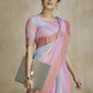 Anaita Pink Fancy Fabric With Digital Print Saree With Blouse