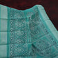 Rama Green Coloured Block Print Semi Chanderi Saree By Gayathri Reddy Designer Studio | Swadesiicart