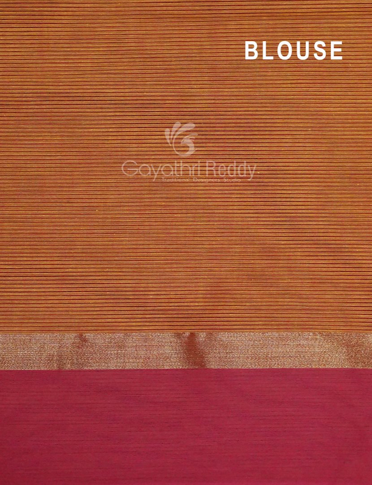 Shades of Yellowish Pure Mangalgiri Cotton By Gayathri Reddy Designer Studio | Swadesiicart