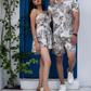 Noroke Modal Satin Modal Printed Couple Co-ord Set - Swadesiicart