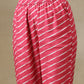 trueBrowns Pink Bandhani Printed Silk Anarkali Kurta Pant Dupatta Set | Swadesiicart