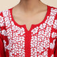HOUSE OF KARI Women Embroidered Chikankari Cotton Kurta | Swadesiicart
