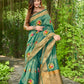 Vamsee Nikita Rama Cotton Saree - Swadesiicart