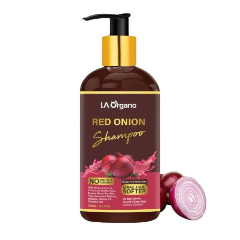 LA Organo Red Onion Hair Shampoo | Swadesiicart