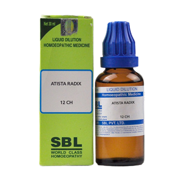 SBL Homeopathy Atista Radix Dilution | Swadesiicart