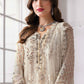 Anaita Cream Fox Georgette Suit With Khatli & Sequence Work