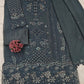 Anaita Blue Fox Georgette Suit With Khatli & Sequence Work