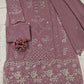 Anaita Purple Fox Georgette Suit With Khatli & Sequence Work