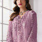 Anaita Purple Fox Georgette Suit With Khatli & Sequence Work