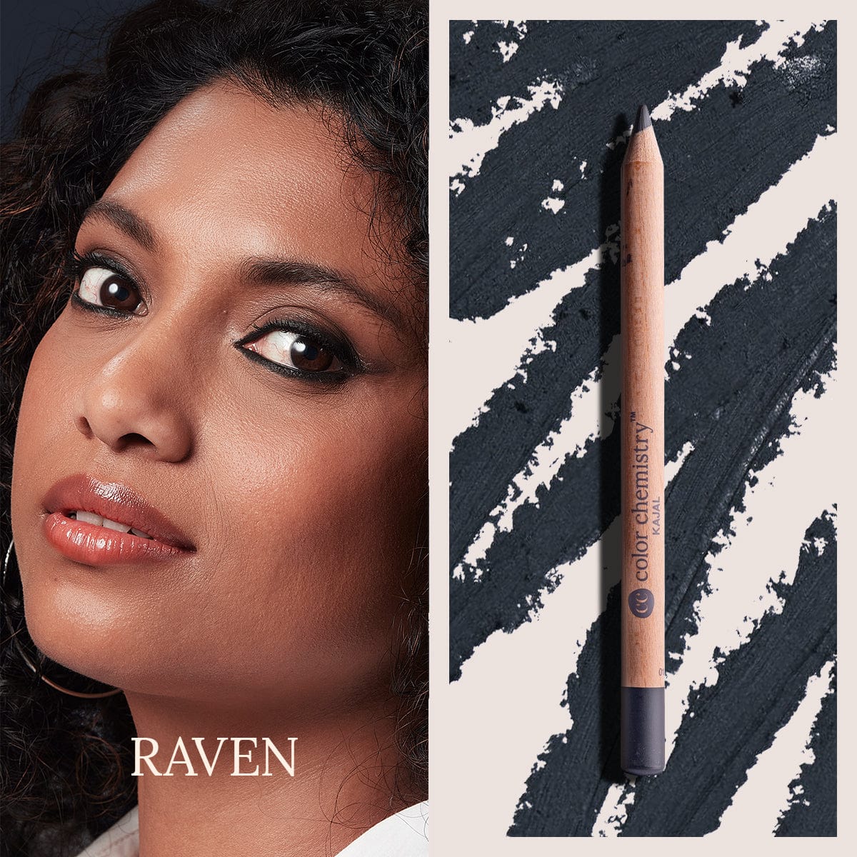 Organic Black Kajal Pencil/Kohl - Raven