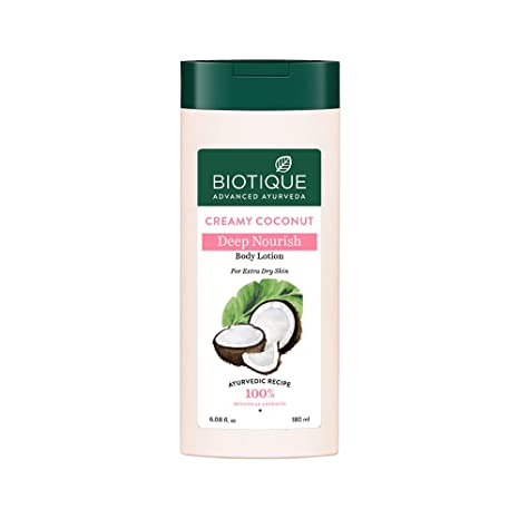 Biotique Bio Creamy Coconut Ultra Rich Body Lotion - Swadesiicart