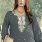 Anaita Grey Jimmy Choo Suit With Embroidery & Sequence Work