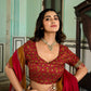 Lorenvalley Fashion Multicolor Tasar Silk Kashmiri Print With Foil Print Lehenga Choli with Dupatta - Swadesiicart