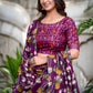 Lorenvalley Yellow Tussar Silk Pichwai With Patola Print And Zari Weaving Border Lehenga Choli with Dupatta - Swadesiicart