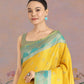 Monjolika Fashion Yellow Color Weaving Banarasi Tissue Silk Classic Saree | Swadesiicart