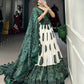 Lorenvalley Green Artistry in Tussar Silk with Bandhej Print Lehenga Choli | Swadesiicart