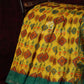 Lemon Yellow Colour Diamond Design Semi Chanderi Saree By Gayathri Reddy Designer Studio | Swadesiicart