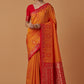 Monjolika Fashion Amber Banarasi Silk Blend SareeWith Zari Woven Rich Brocade Design | Swadesiicart