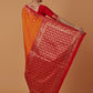 Monjolika Fashion Amber Banarasi Silk Blend SareeWith Zari Woven Rich Brocade Design | Swadesiicart