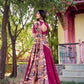 Lorenvalley Pink Vichitra Silk Sequins and Thread Embroidery Work with Kalamkari Print Border Lehenga Choli with Dupatta | Swadesiicart