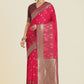 Monjolika Fashion Pink Color Banarasi Soft Silk Trendy Saree | Swadesiicart