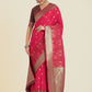 Monjolika Fashion Pink Color Banarasi Soft Silk Trendy Saree | Swadesiicart