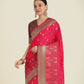 Monjolika Fashion Pink Color Banarasi Soft Silk Trendy Saree | Swadesiicart