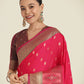 Monjolika Fashion Pink Color Banarasi Soft Silk Trendy Saree | Swadesiicart