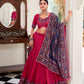 Lorenvalley Fashion Pink Tasar Silk Gamthi Print With Embossed Design And Gotta Patti Lace Touch Up Lehenga Choli with Dupatta | Swadesiicart